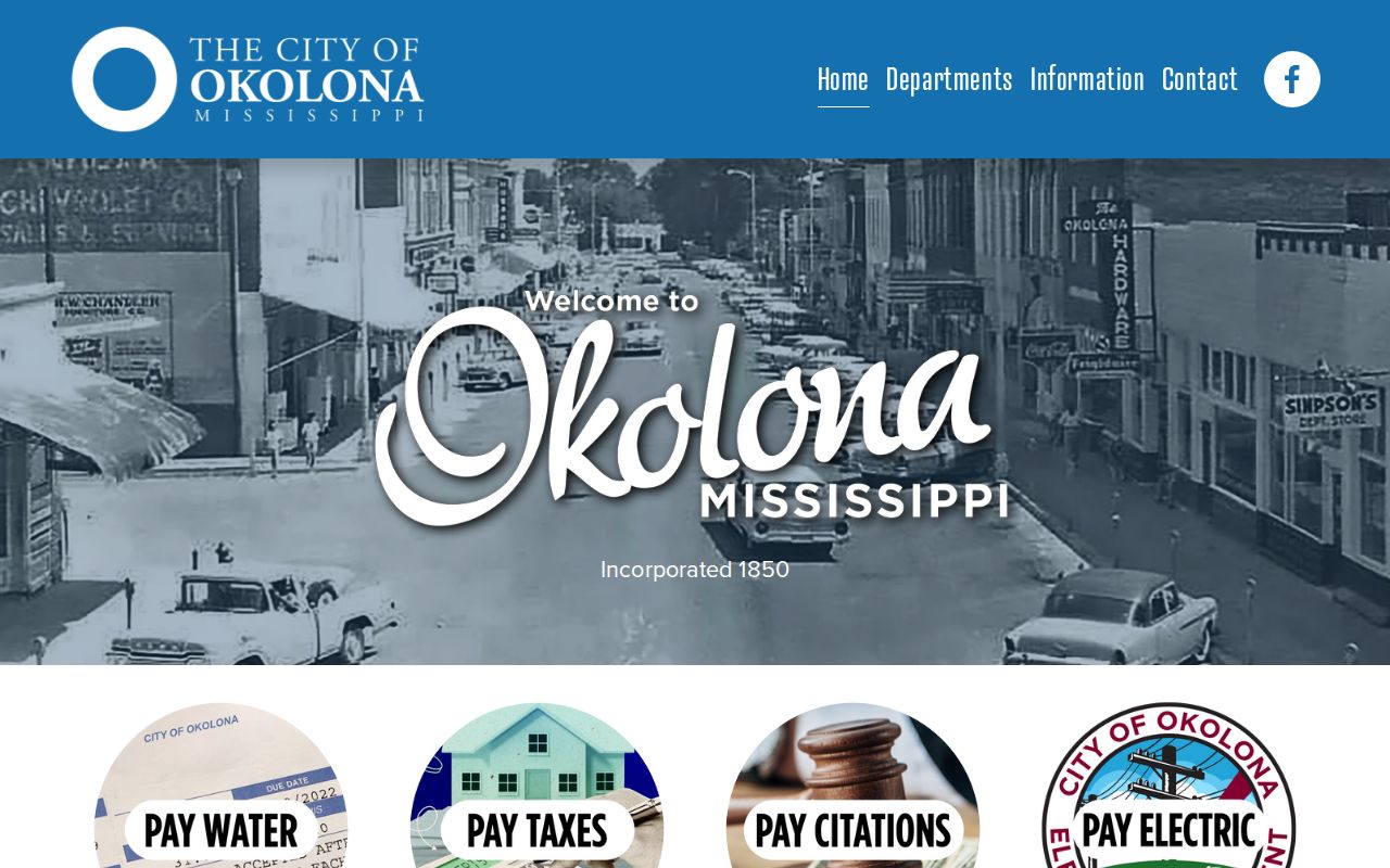 City of Okolona official homepage, the civic starting point for Okolona warrant records contacts