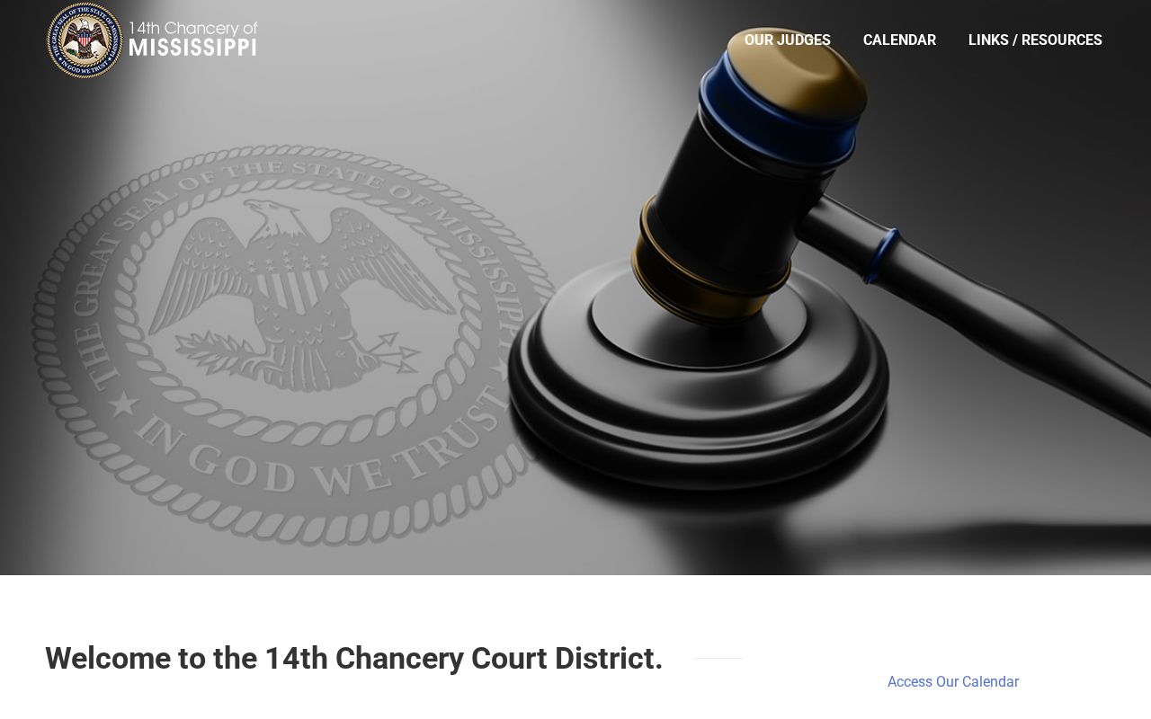 14th Chancery District page covering Chickasaw County family court enforcement and warrant questions